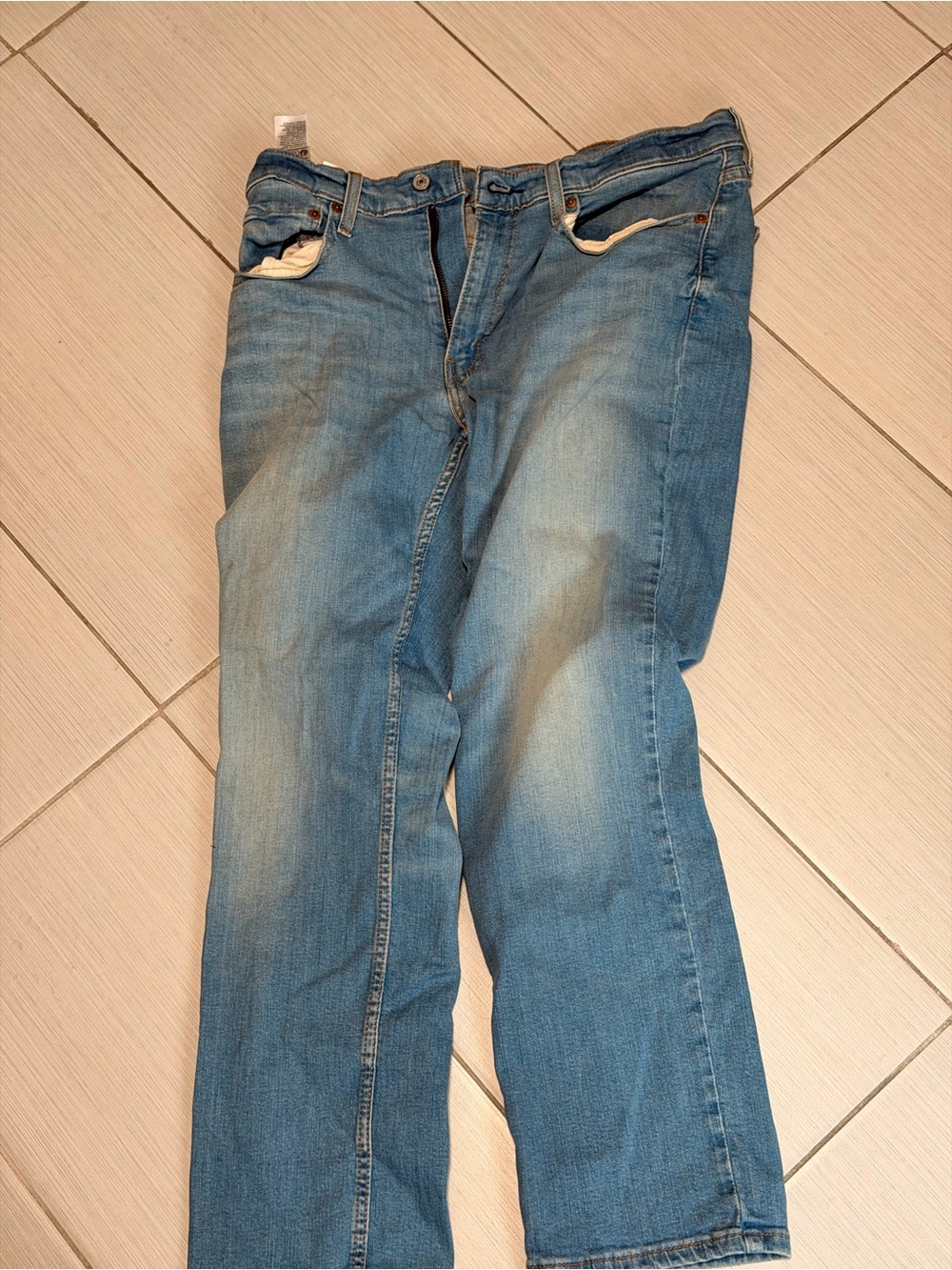 Levis Men's Blue Denim Jeans